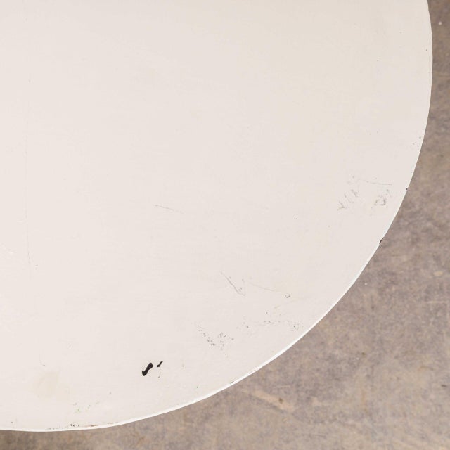 French White Café Table, 1950s For Sale - Image 4 of 8