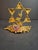 Vintage 1970s Copa Brazil Brutalist Star of David Brass & Amethyst Sculpture For Sale - Image 4 of 6
