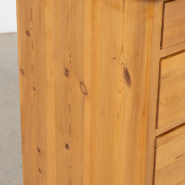 Early 20th Century Danish Waxed Pine Chest of Four Drawers For Sale - Image 11 of 16