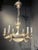 1920’s Silver Plated Neoclassic Chandelier For Sale - Image 4 of 9