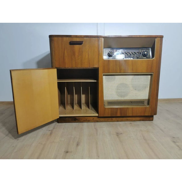 Sopraphone by Jindrich Halabala, in Good conditions. Designed 1950 to 1959 This piece is attributed to the mentioned...