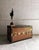 Industrial Large Antique Wardrobe/Steamer Trunk, USA, 1920s For Sale - Image 3 of 18