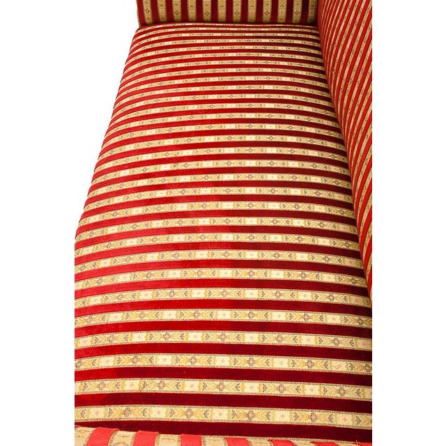 Textile Loveseat in Silk Fabric, 1930s For Sale - Image 7 of 13