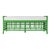 Wood Luna Bench - Bright Green For Sale - Image 7 of 7