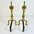 Mid-Century Traditional Federal Arts & Crafts Brass Andirons - A Pair For Sale - Image 11 of 12