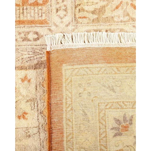 2000 - 2009 Mogul, One-of-a-Kind Hand-Knotted Area Rug in Brown, 8' 2" x 10' 7" For Sale - Image 5 of 8