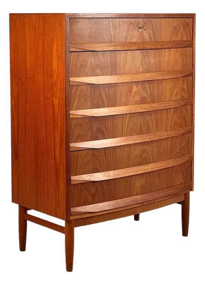 Vintage Danish Teak 6-Drawer Dresser