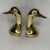 American Brass Duck Head Bookends- a Pair For Sale - Image 3 of 7