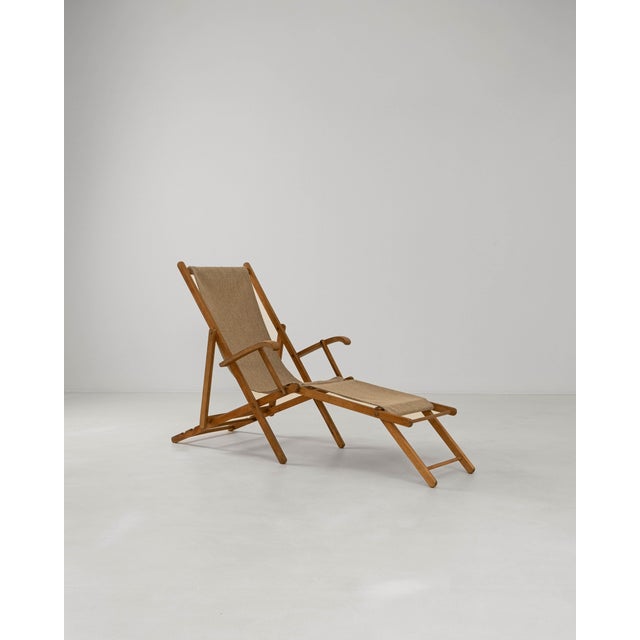 1960s French Folding Chaise Lounge Chair For Sale In Greensboro - Image 6 of 18