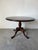 Vintage Queen Anne Style Mahogany Round Pedestal Occasional / Dining Table For Sale - Image 4 of 18