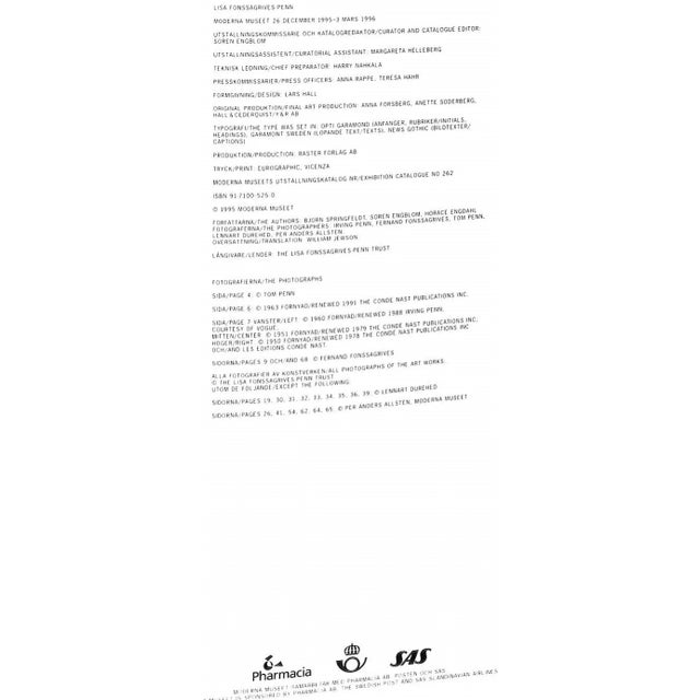 Traditional "Lisa Fonssagrives-Penn Sculptures & Works on Paper" 1996 (Inscribed) For Sale - Image 3 of 12