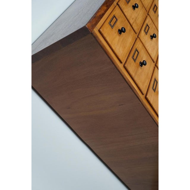 Dutch Industrial Apothecary or Workshop Cabinet in Beech, 1950s For Sale - Image 12 of 18