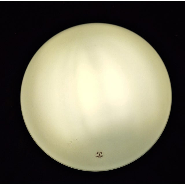 Vintage Wall Lamp with White Opal Glass Shade by Putzler, 2000s For Sale - Image 4 of 8