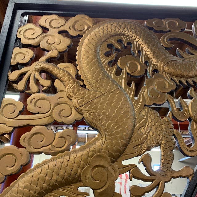 Room Size Wood Carved Chinese Moon Gate Chairish