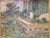 Maximilien Luce, Fisherman on the River, 20th Century, Oil Painting on Canvas For Sale - Image 7 of 18