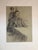 1920s Heinrich Pforr, Pipe Smoker Man at the Table, 1920s, Pencil For Sale - Image 5 of 12
