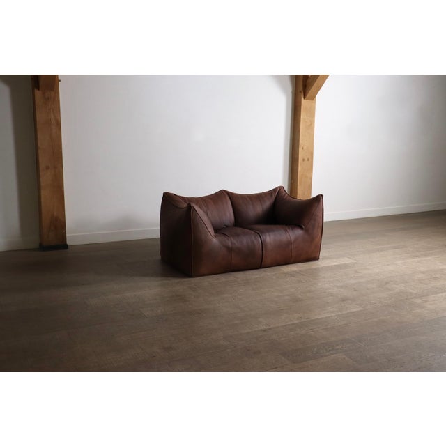 Buffalo Leather Le Bambole Sofa by Mario Bellini for B&B Italia, 1970s For Sale - Image 14 of 18