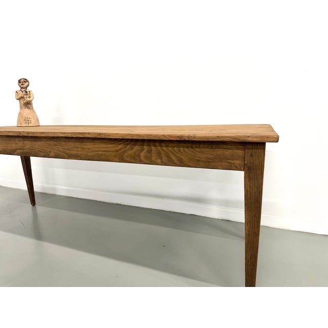 Farmhouse Table with Tapered Legs, 1950s For Sale - Image 10 of 18