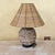 Wood Vintage Natural Rattan Woven Table Lamp With Matching Basket Weave Shade For Sale - Image 7 of 18