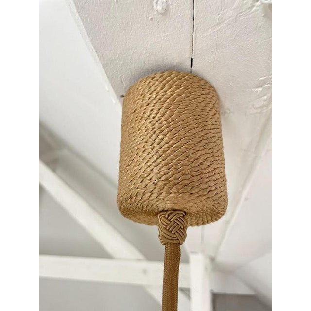 Vintage German Crackle Glass Pendant Lamp from Doria, 1960s For Sale - Image 11 of 15