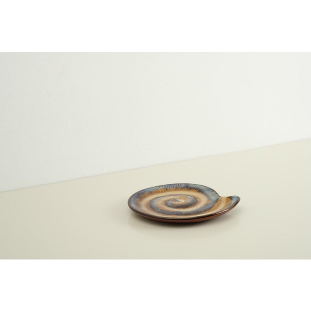 Mid-Century Modern Danish Studio Ceramic Plate, 1960s For Sale - Image 3 of 10