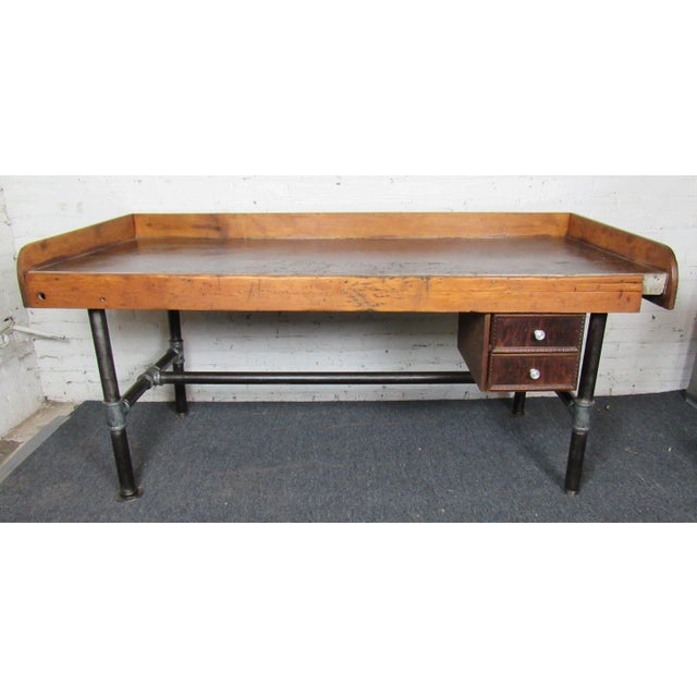 Large Industrial Table For Sale - Image 13 of 13