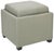 2020s Single Tray Ottoman in Seamist For Sale - Image 5 of 9