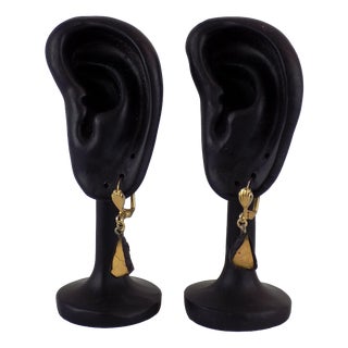 Talosel Earrings by Line Vautrin, 1950s For Sale