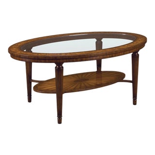 Maitland-Smith Marquetry Cocktail Table For Sale