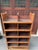 Brown Early 20th Century Maine Shoe Factory Numbered Wood Rolling Cubbies / Industrial Shelving Cart For Sale - Image 8 of 18