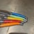 1980s Colorful Multi-Piece Laguiole-Style Knife, Set of 5 For Sale - Image 4 of 8