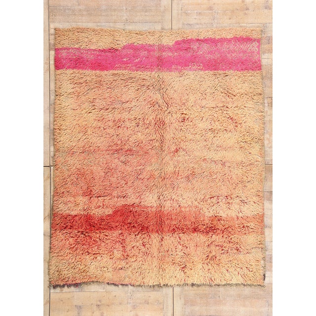 Vintage Beni M'Guild Moroccan Rug, 06'11 X 08'03 For Sale - Image 10 of 10