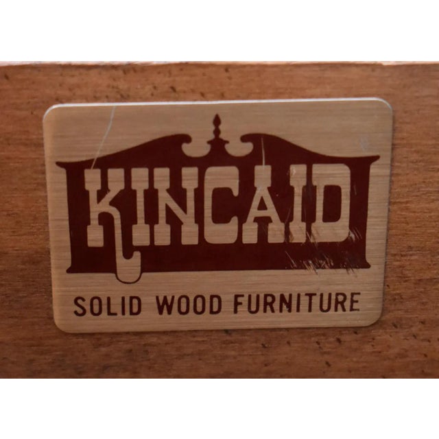 Vintage Kincaid Solid Cherry Traditional Style Two Door Server Cabinet For Sale - Image 13 of 13