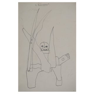 Jean-Claude Silbermann, Sneaky Signs: The Mover, Original Ink Drawing For Sale