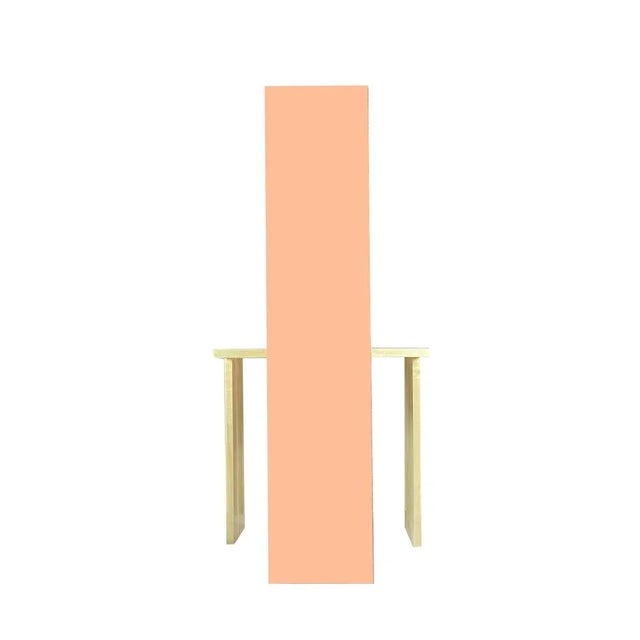 Not Yet Made - Made To Order Chair Cimabue in color Pelle di Pesca by Ferdinando Meccani for Meccani For Sale - Image 5 of 7