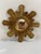 1950s Italian 14.5" Giltwood Sunburst Wall Mirror For Sale - Image 12 of 18