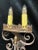 Spanish Revival 1920's Interior Sconces With Crown Detailing -A Pair For Sale - Image 11 of 12