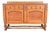 Berkey & Gay Style Antique English Jacobean Carved Oak Sideboard Buffet or Bar Cabinet, Circa 1920s For Sale