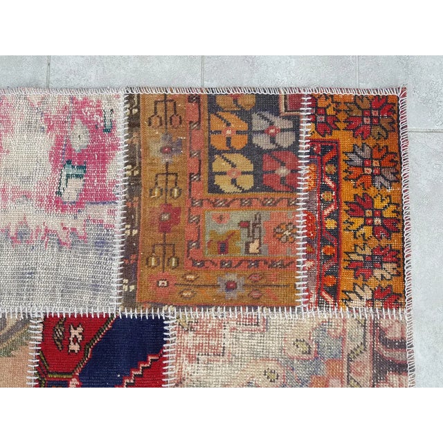 Ethnic Vintage Turkish Anatolian Carpet For Sale - Image 4 of 10