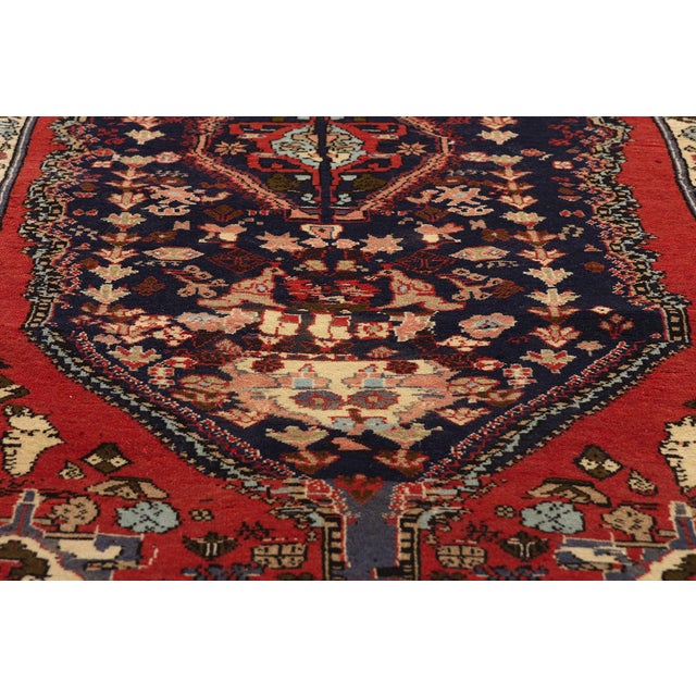 Mid 20th Century Vintage Persian Bijar Rug Runner, 02'07 X 07'06 For Sale - Image 5 of 10