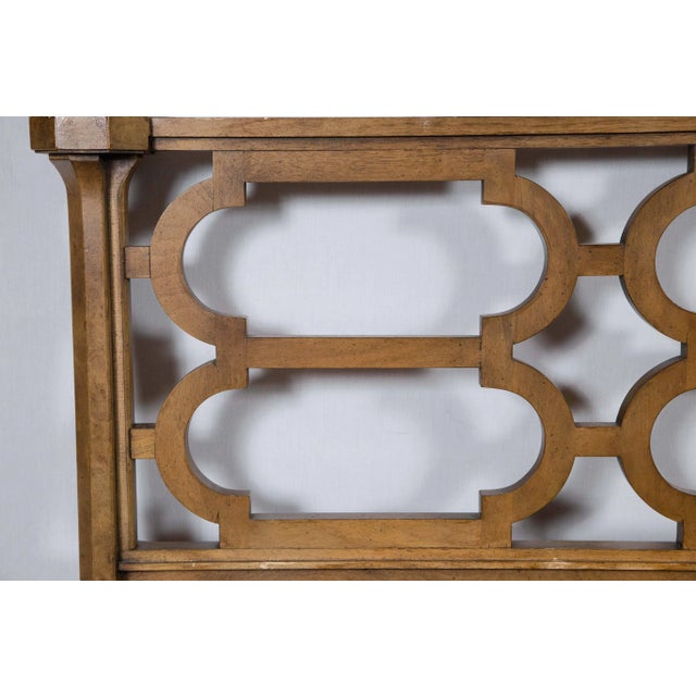 1960s Vintage Hollywood Regency Headboard For Sale - Image 10 of 17