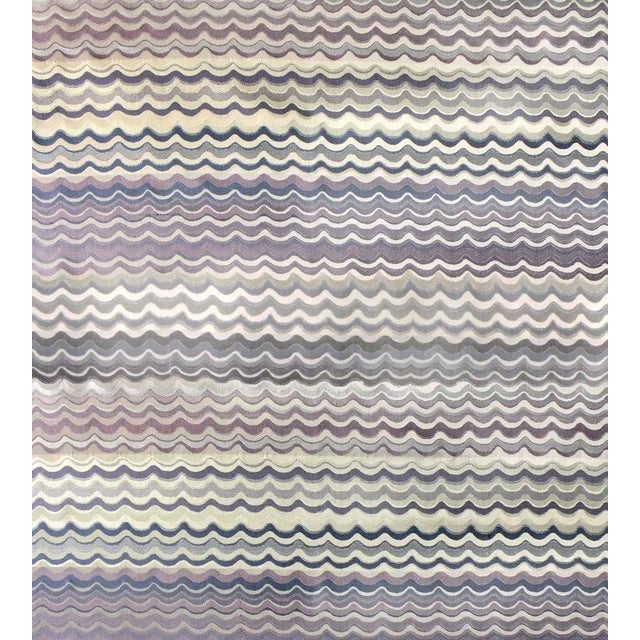 Traditional The House of Scalamandré New Wave Fabric, Lavender For Sale - Image 3 of 3