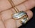 Metal Vintage Natural 0.23cts Diamond 14k Solid Gold Slide Pendant For Sale - Image 7 of 10