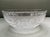 Hollywood Regency Mid 20th Century Scrollwork Pressed Glass Serving Bowl For Sale - Image 3 of 6