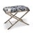 Port 68 Lauderdale Nickel Cotswolds Bamboo Leg Bench For Sale - Image 4 of 4