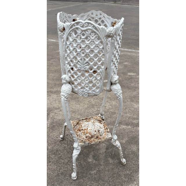 French Iron Aged Planter For Sale - Image 4 of 11