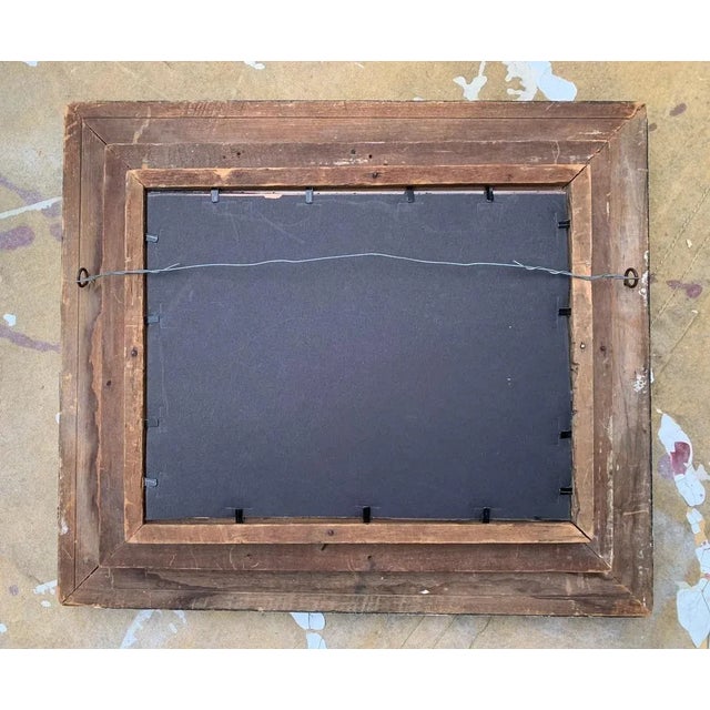 Textile Authentic Antique 1876 Framed 13 Star Centennial Parade Flag Rare For Sale - Image 7 of 9