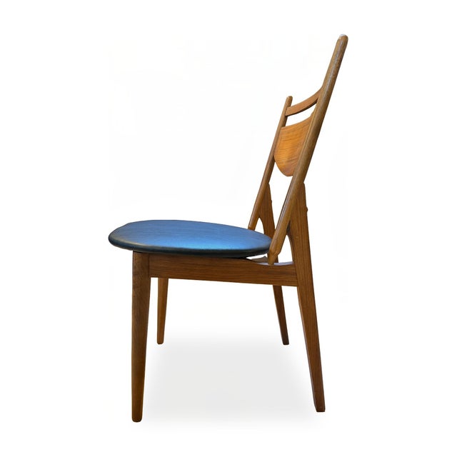 Set of Six 1959 Walnut Dining Chairs Attributed to Greta Magnusson-Grossman for Glenn of California For Sale In Sacramento - Image 6 of 14