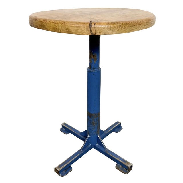 Vintage Industrial Workshop Stool, 1960s For Sale - Image 13 of 13