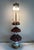Vintage Italian Made Porcelain Three Tier Fruit Platter Large Lamp For Sale - Image 4 of 12